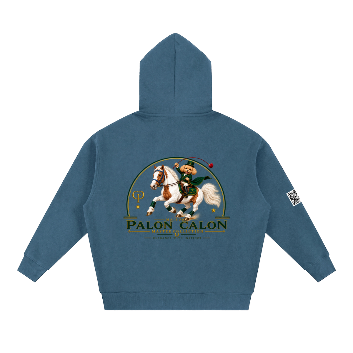 EQUESTRIAN CALON | オーバーサイズ フリース ボクシー フーディー/ Unisex Oversized Fleece Boxy Hoodie
