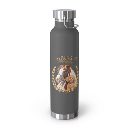 EQUESTRIAN CALON | 保温ボトル ホース＆ドッグ ローレル | Insulated Water Bottle Horse & Dog Laurel 22oz