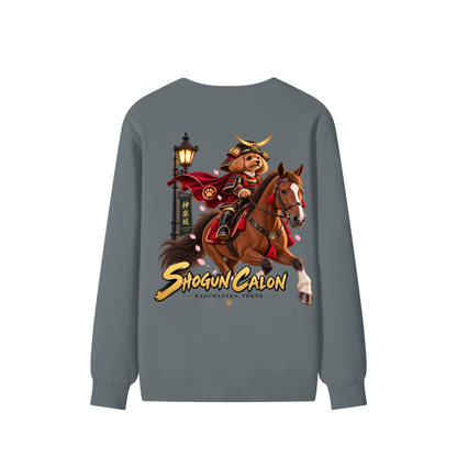 KAGURAZAKA | ユニセックス クラシック コットン スウェットシャツ 将軍| Unisex Classic Cotton Sweatshirt
