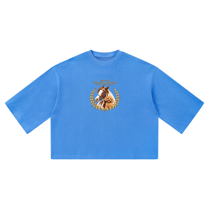 Unisex Waffle Boxy T-Shirt