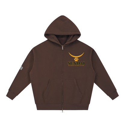 SENDAI｜オーバーサイズ フリースボクシーフーディー / Essential Oversized Fleece Boxy Hoodie