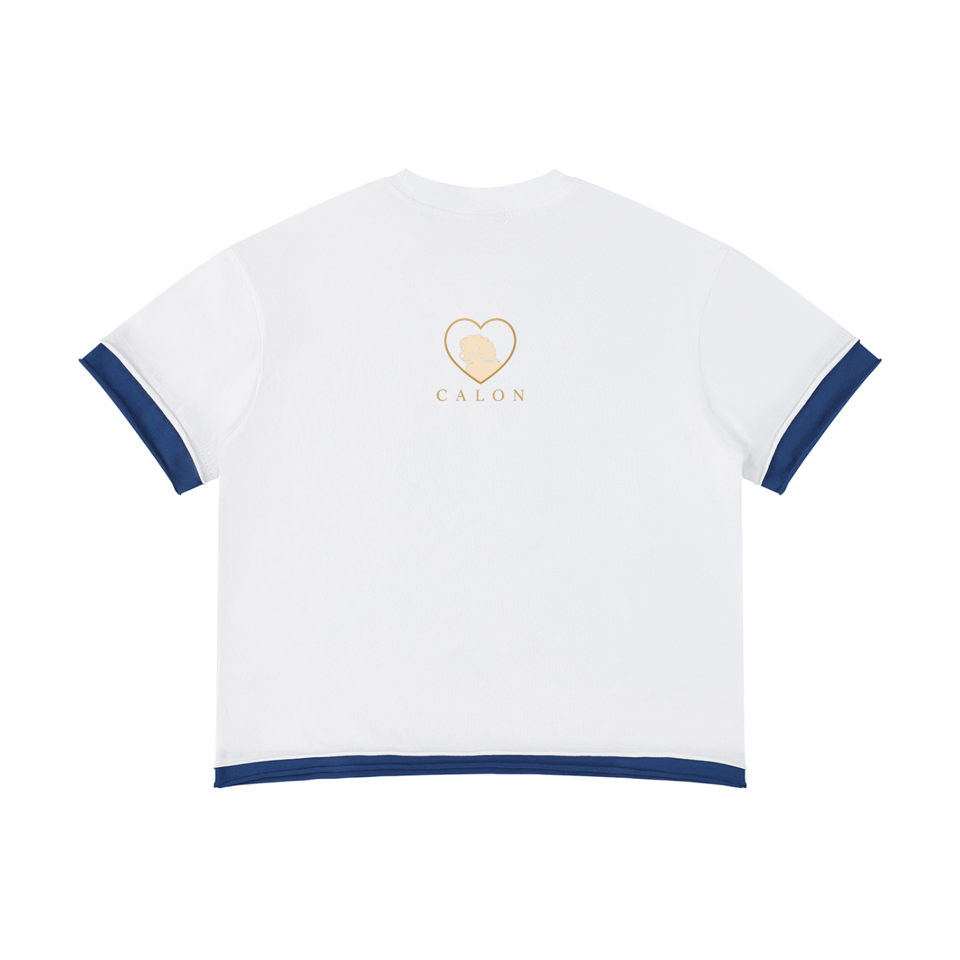Unisex Boxy Color Block T-Shirt