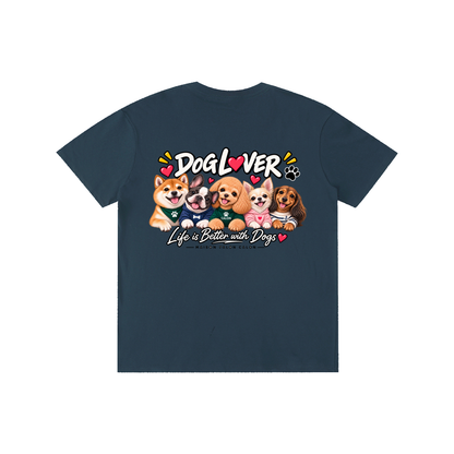 DOG | ベーシック ユニセックス コットンTシャツ / Pure Cotton Unisex T-Shirt