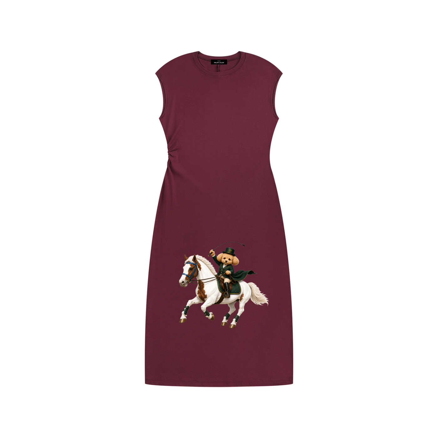 Women’s Ruched Sleeveless Dress