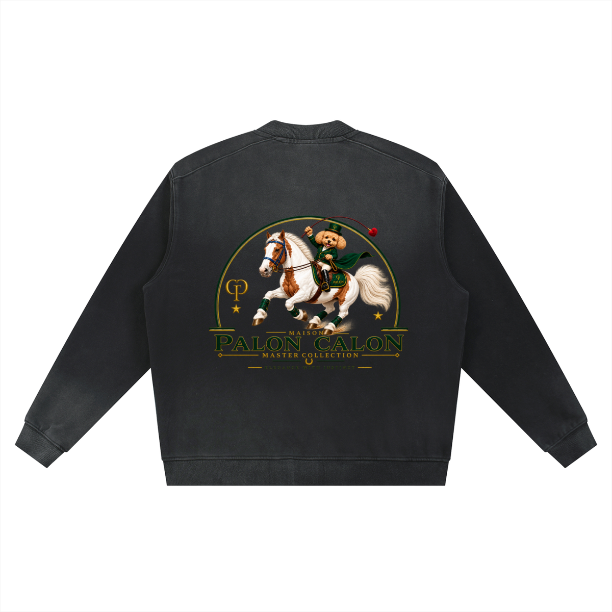 Sun Fade Heavyweight Baseball Jacket