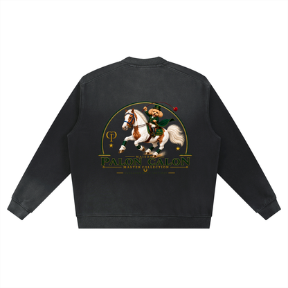 Sun Fade Heavyweight Baseball Jacket