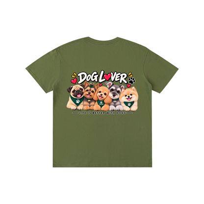 DOG | ベーシック ユニセックス コットンTシャツ / Pure Cotton Unisex T-Shirt
