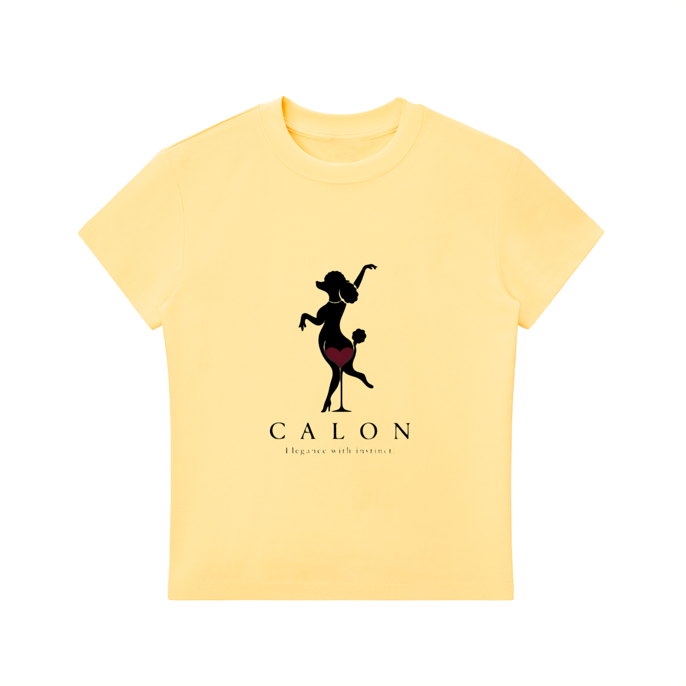 Essential Bodycon Crewneck T-Shirt