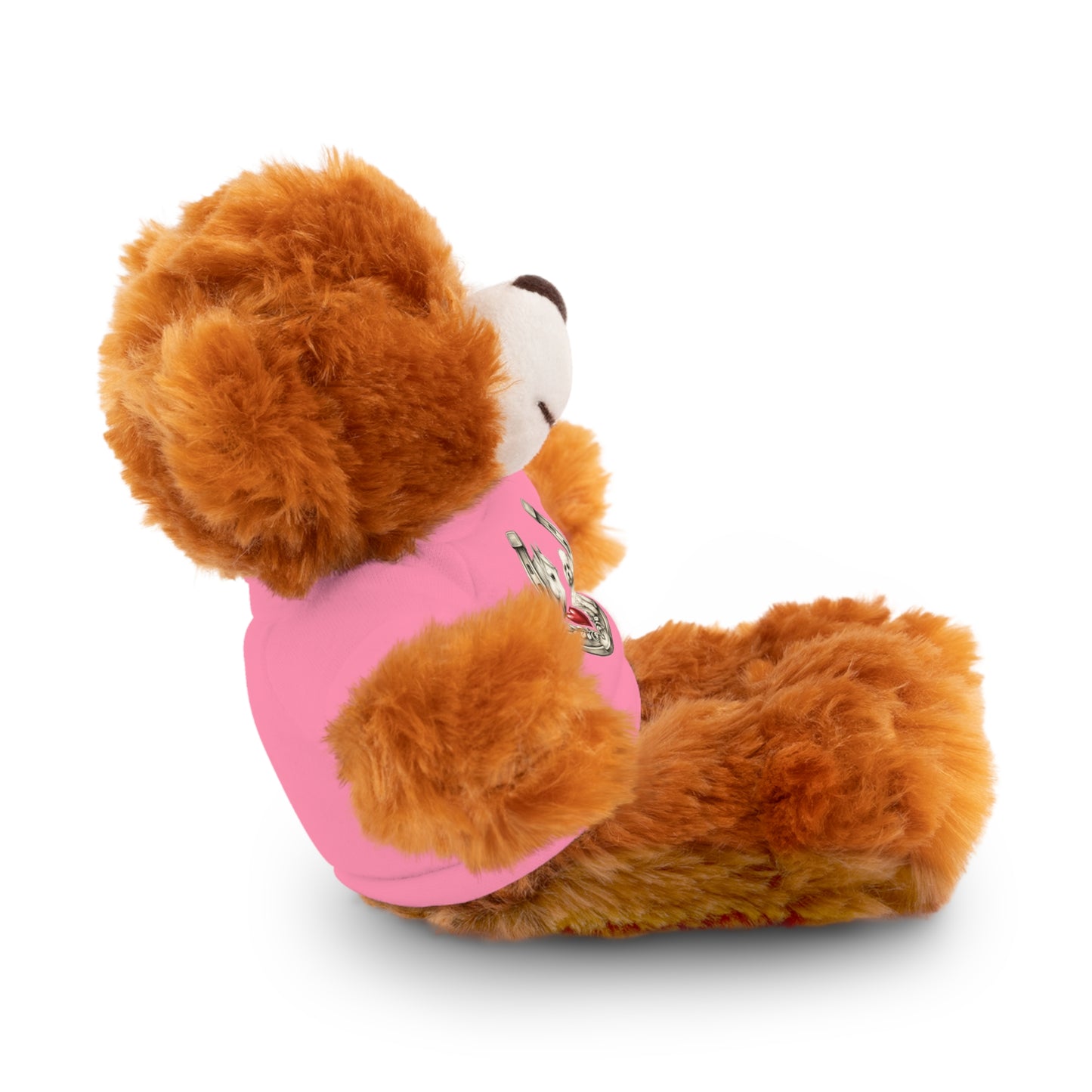 Brown Teddy Bear with Horseshoe Tee — Lucky Love Plush Gift