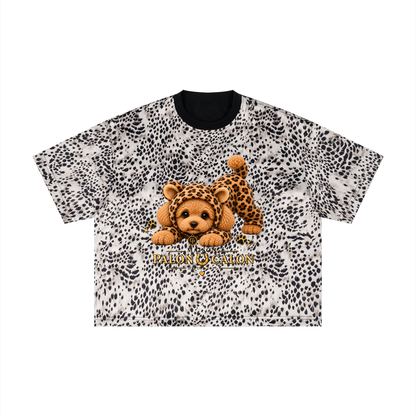 Unisex Leopard Print Boxy T-Shirt