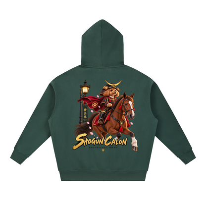 KAGURAZAKA | オーバーサイズ フリース ボクシー フーディー将軍 | Oversized Fleece Boxy Hoodie