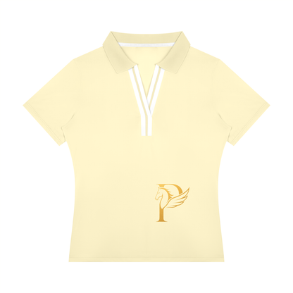 EQUESTRIAN CALON｜カラーブロック ポロシャツ（ウィメンズ）/ Women’s Color Block Polo Shirt