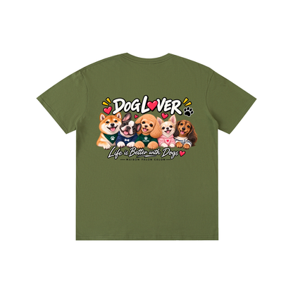 DOG | ベーシック ユニセックス コットンTシャツ / Pure Cotton Unisex T-Shirt