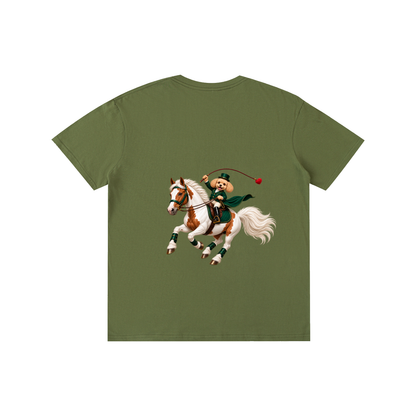 EQUESTRIAN CALON | ユニセックス ピュアコットン Tシャツ — Unisex Pure Cotton T-Shirt