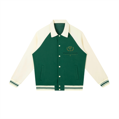ユニセックス コントラスト ラグラン ベースボールジャケット — Unisex Contrast Raglan Baseball Jacket