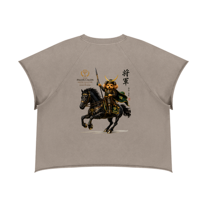 ユニセックス ヴィンテージウォッシュ ローエッジ ボクシー T — Unisex Vintage Wash Raw Edge Boxy T-Shirt