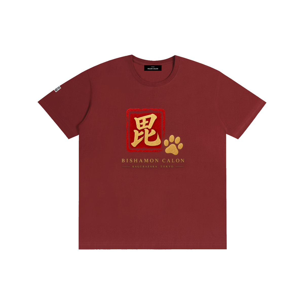 KAGURAZAKA | ユニセックス ピュアコットン Tシャツ毘沙門 / Pure Cotton Unisex T-Shirt