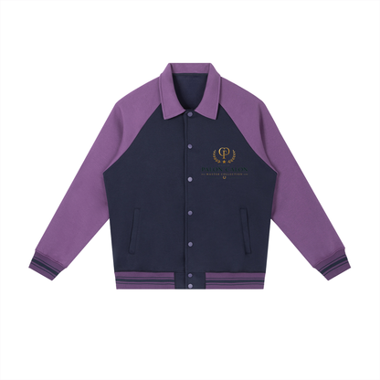 ユニセックス コントラスト ラグラン ベースボールジャケット — Unisex Contrast Raglan Baseball Jacket