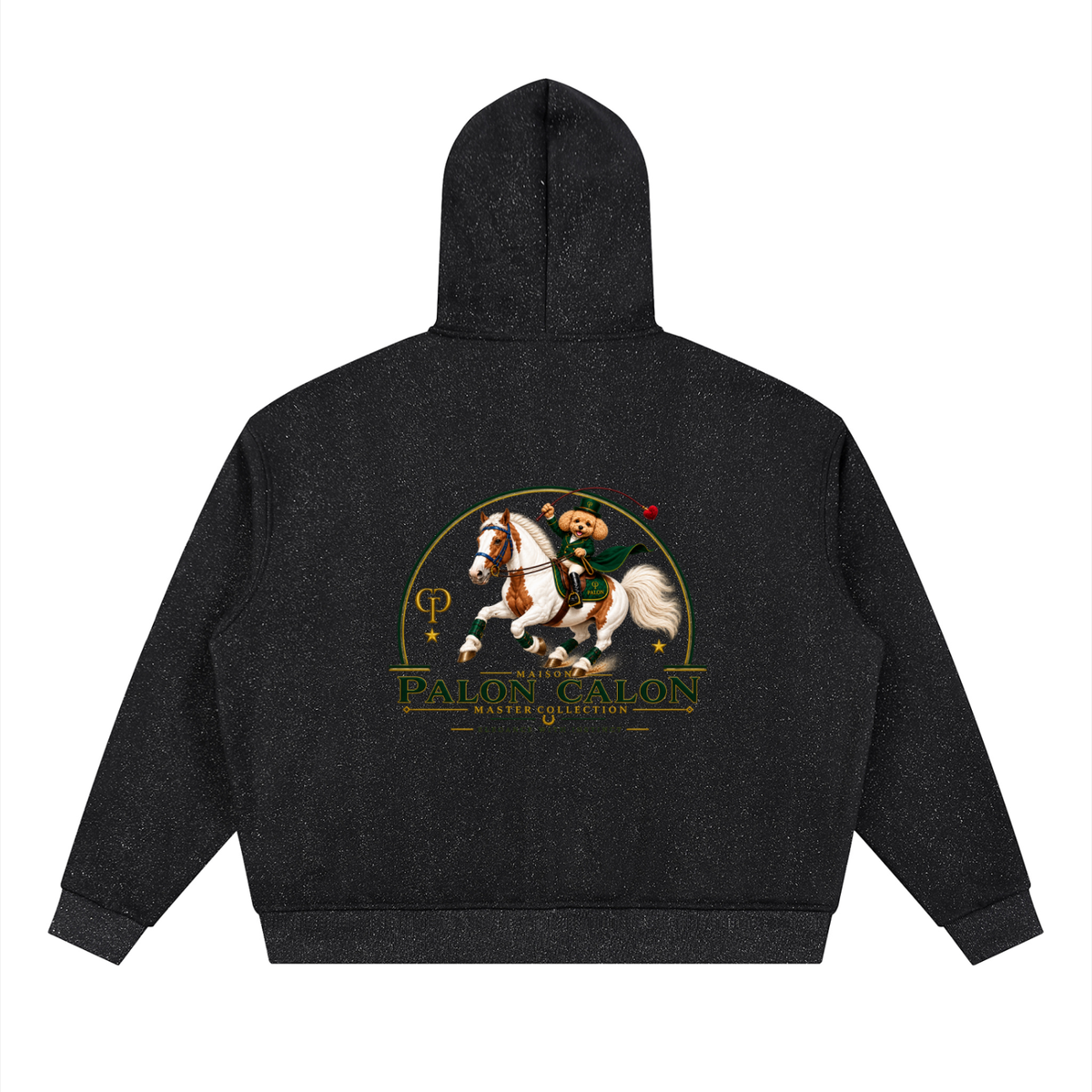 EQUESTRIAN CALON | スパークルズ フルジップ ボクシーフーディー（ユニセックス）/ Unisex Sparkles Full-Zip Boxy Hoodie