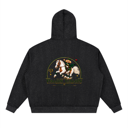 EQUESTRIAN CALON | スパークルズ フルジップ ボクシーフーディー（ユニセックス）/ Unisex Sparkles Full-Zip Boxy Hoodie