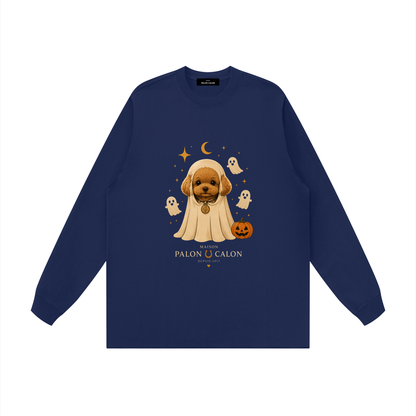Unisex Raw Hem Long Sleeve T-Shirt
