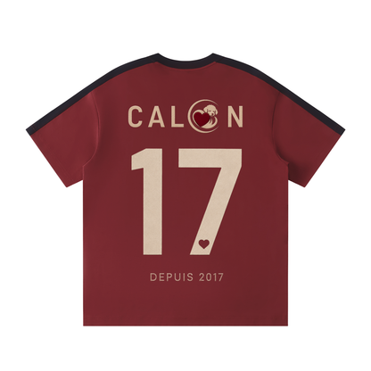 NUMBER 17 | ユニセックス カラーブロック ストライプ Tシャツ | Unisex Colorblock Striped T-Shirt