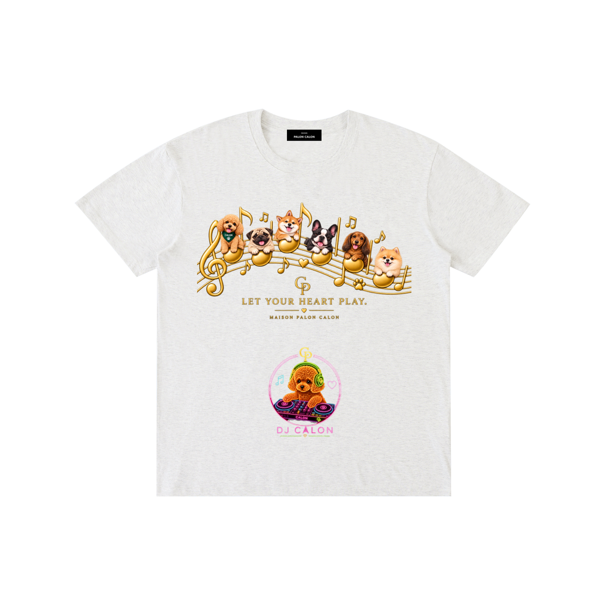 DOG | ベーシック ユニセックス コットンTシャツ / Pure Cotton Unisex T-Shirt