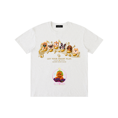 DOG | ベーシック ユニセックス コットンTシャツ / Pure Cotton Unisex T-Shirt