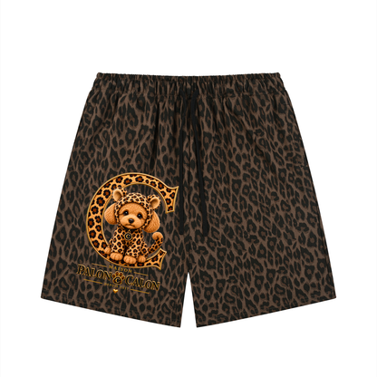LEOPARD | レオパード ヘビーウェイト ドローストリング ショーツ（ユニセックス）/ Unisex Heavyweight Leopard Drawstring Shorts