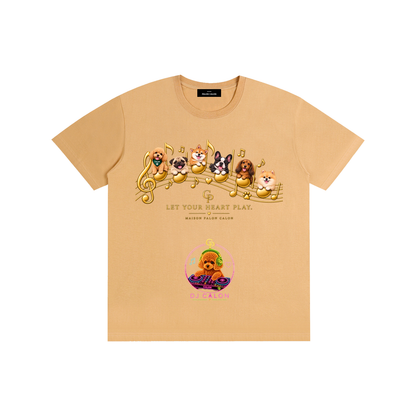 DOG | ベーシック ユニセックス コットンTシャツ / Pure Cotton Unisex T-Shirt