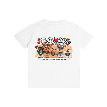 DOG | ベーシック ユニセックス コットンTシャツ / Pure Cotton Unisex T-Shirt