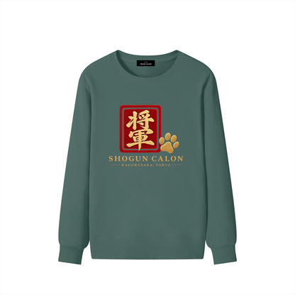 KAGURAZAKA | ユニセックス クラシック コットン スウェットシャツ 将軍| Unisex Classic Cotton Sweatshirt