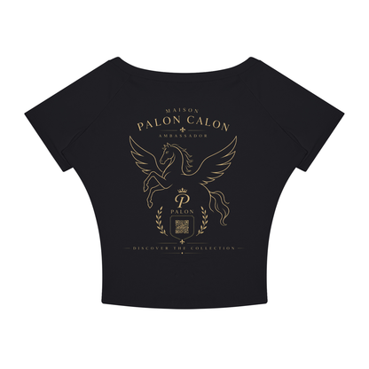 ウィメンズ ボートネック ラグラン Tシャツ — Women's Boatneck Raglan T-Shirt