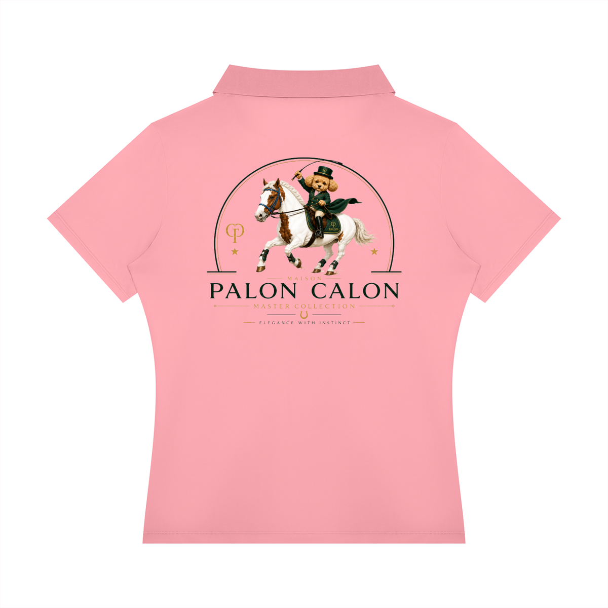EQUESTRIAN CALON｜カラーブロック ポロシャツ（ウィメンズ）/ Women’s Color Block Polo Shirt