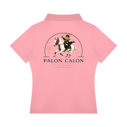 EQUESTRIAN CALON｜カラーブロック ポロシャツ（ウィメンズ）/ Women’s Color Block Polo Shirt