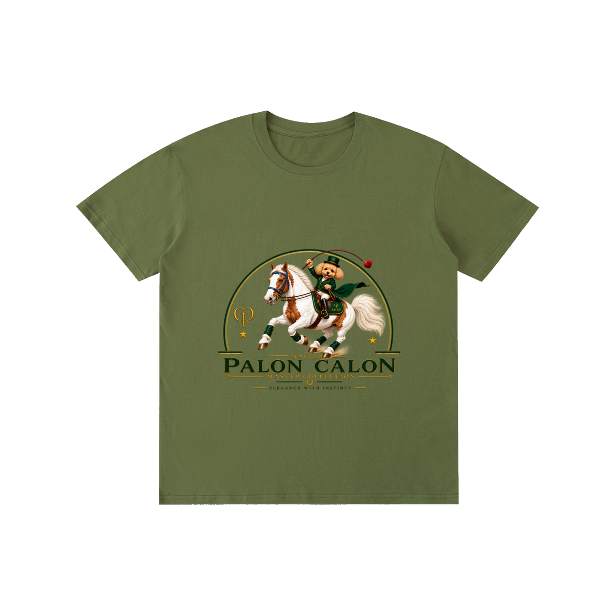 EQUESTRIAN CALON | ユニセックス ピュアコットン Tシャツ — Unisex Pure Cotton T-Shirt