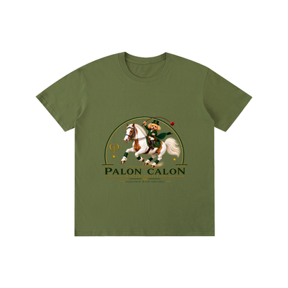 EQUESTRIAN CALON | ユニセックス ピュアコットン Tシャツ — Unisex Pure Cotton T-Shirt