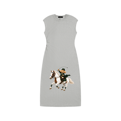 Women’s Ruched Sleeveless Dress