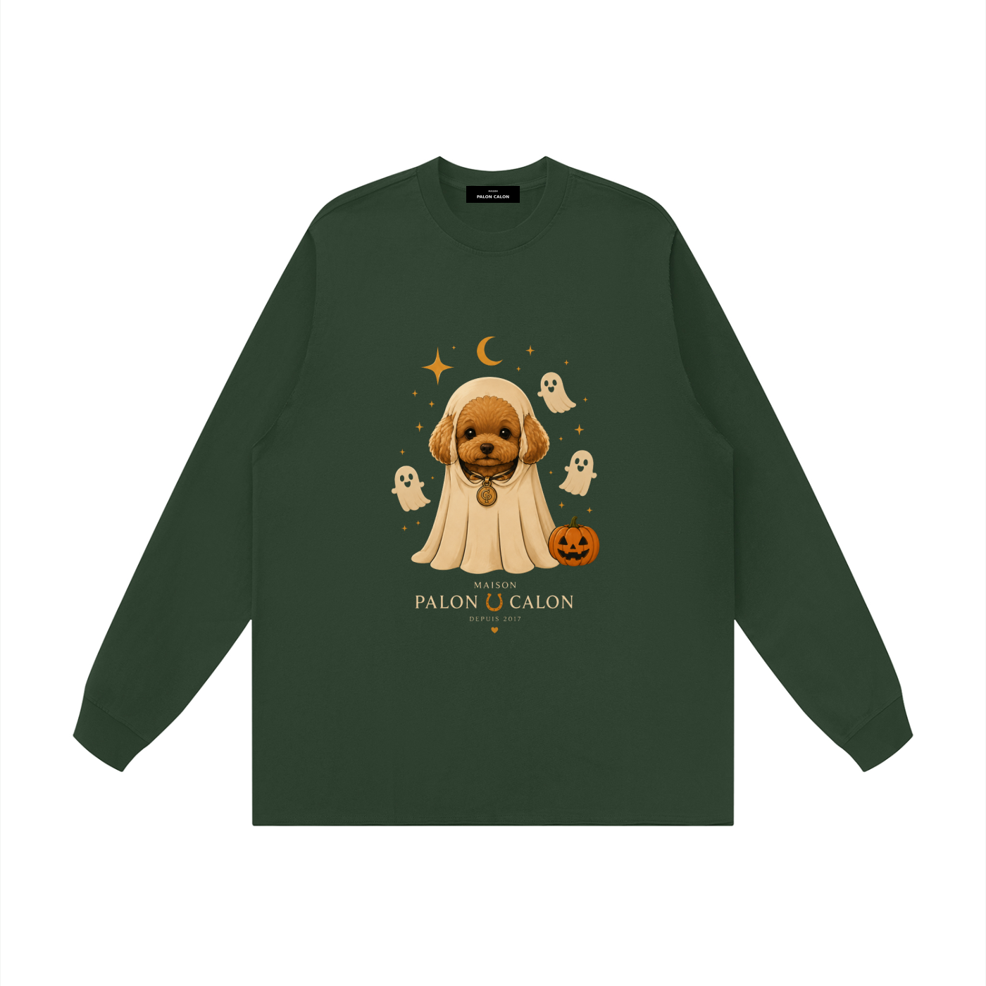 Unisex Raw Hem Long Sleeve T-Shirt