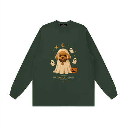 Unisex Raw Hem Long Sleeve T-Shirt