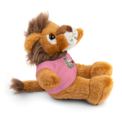 Brown Teddy Bear with Horseshoe Tee — Lucky Love Plush Gift