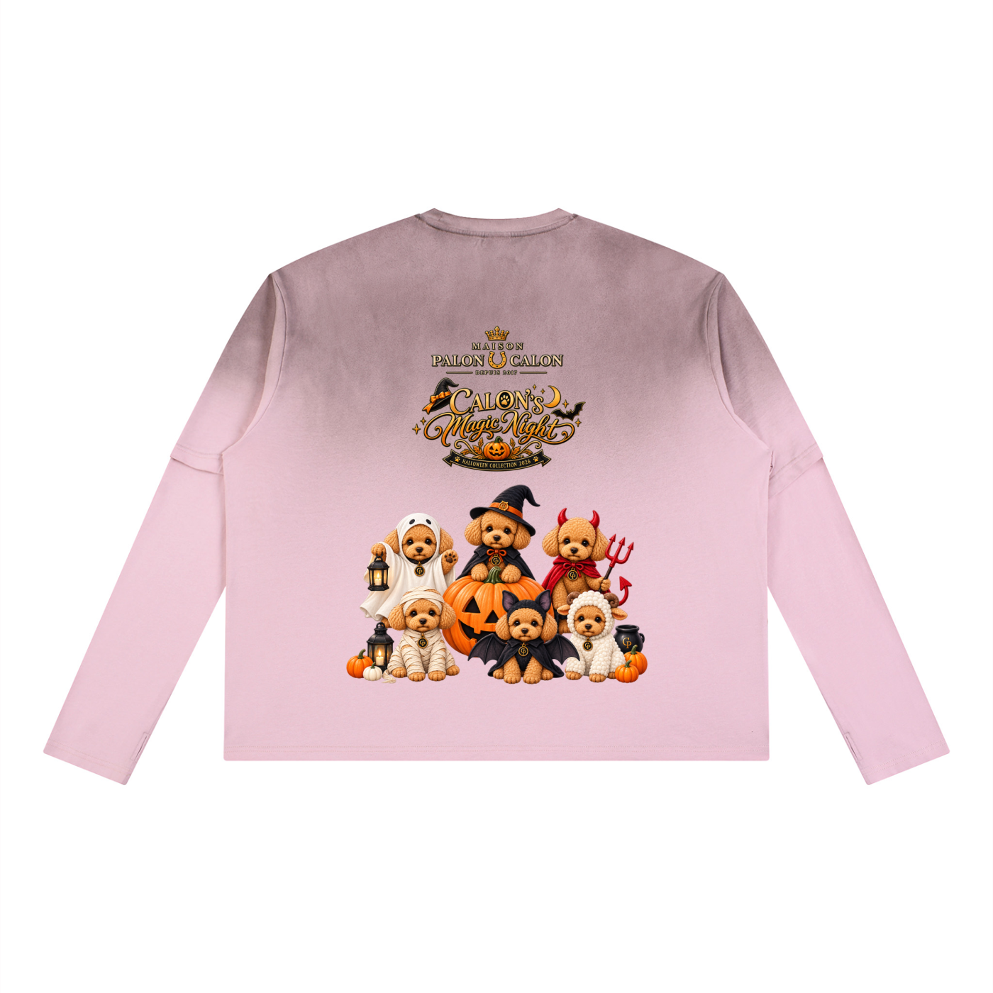Unisex Vintage Wash Layered T-Shirt