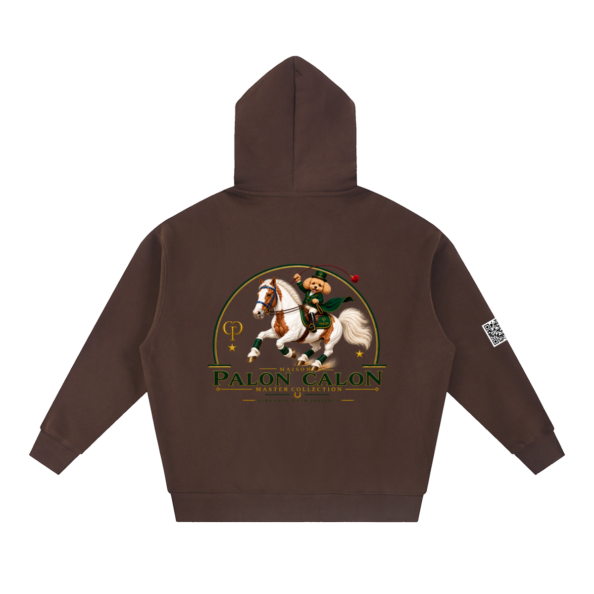 EQUESTRIAN CALON | オーバーサイズ フリース ボクシー フーディー/ Unisex Oversized Fleece Boxy Hoodie