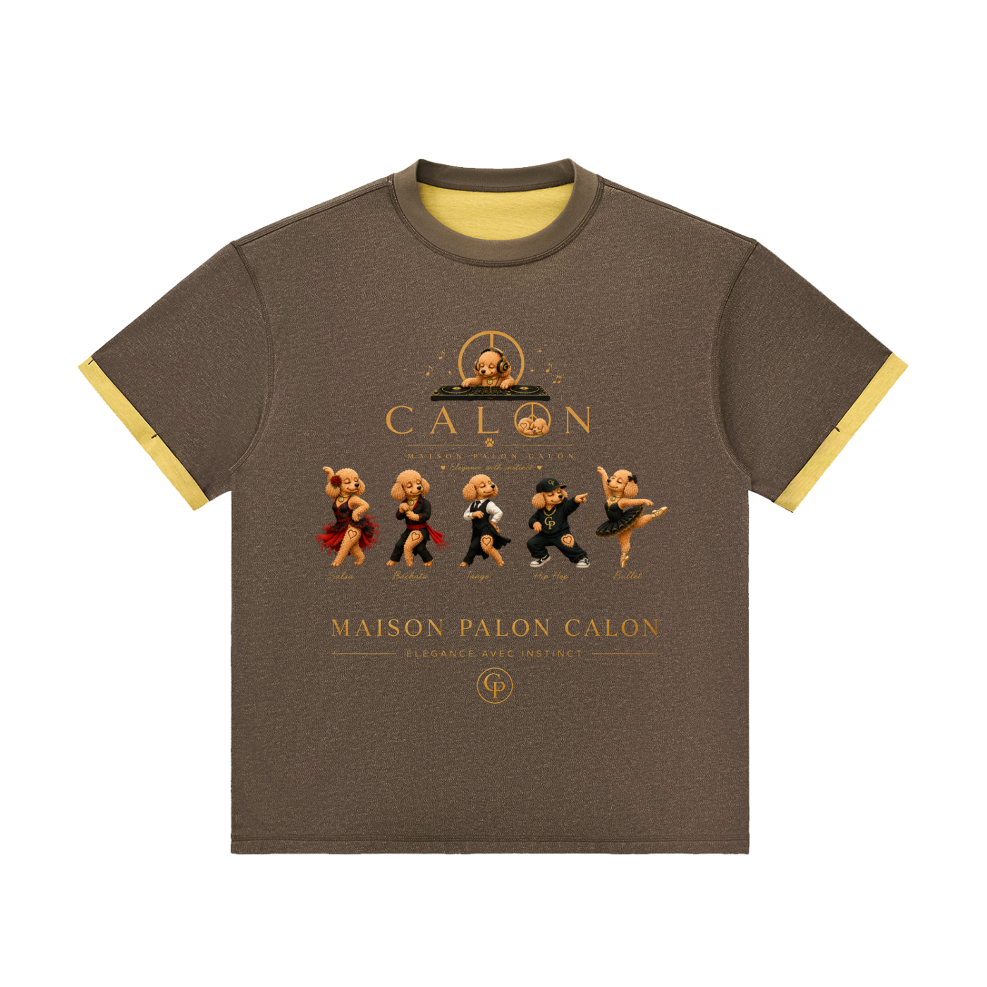 コントラストカフ Tシャツ — ユニセックス Dancer