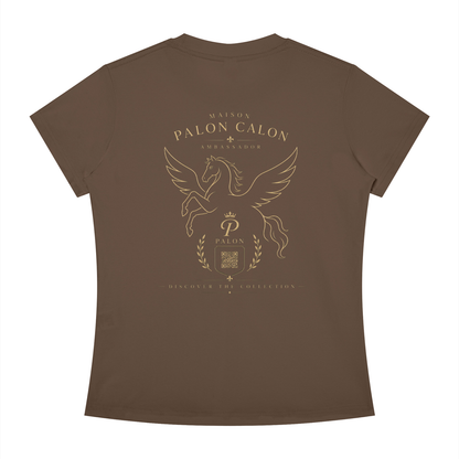 ウィメンズ スリムフィット クルーネック Tシャツ — Women's Slim Fit Crewneck T-Shirt