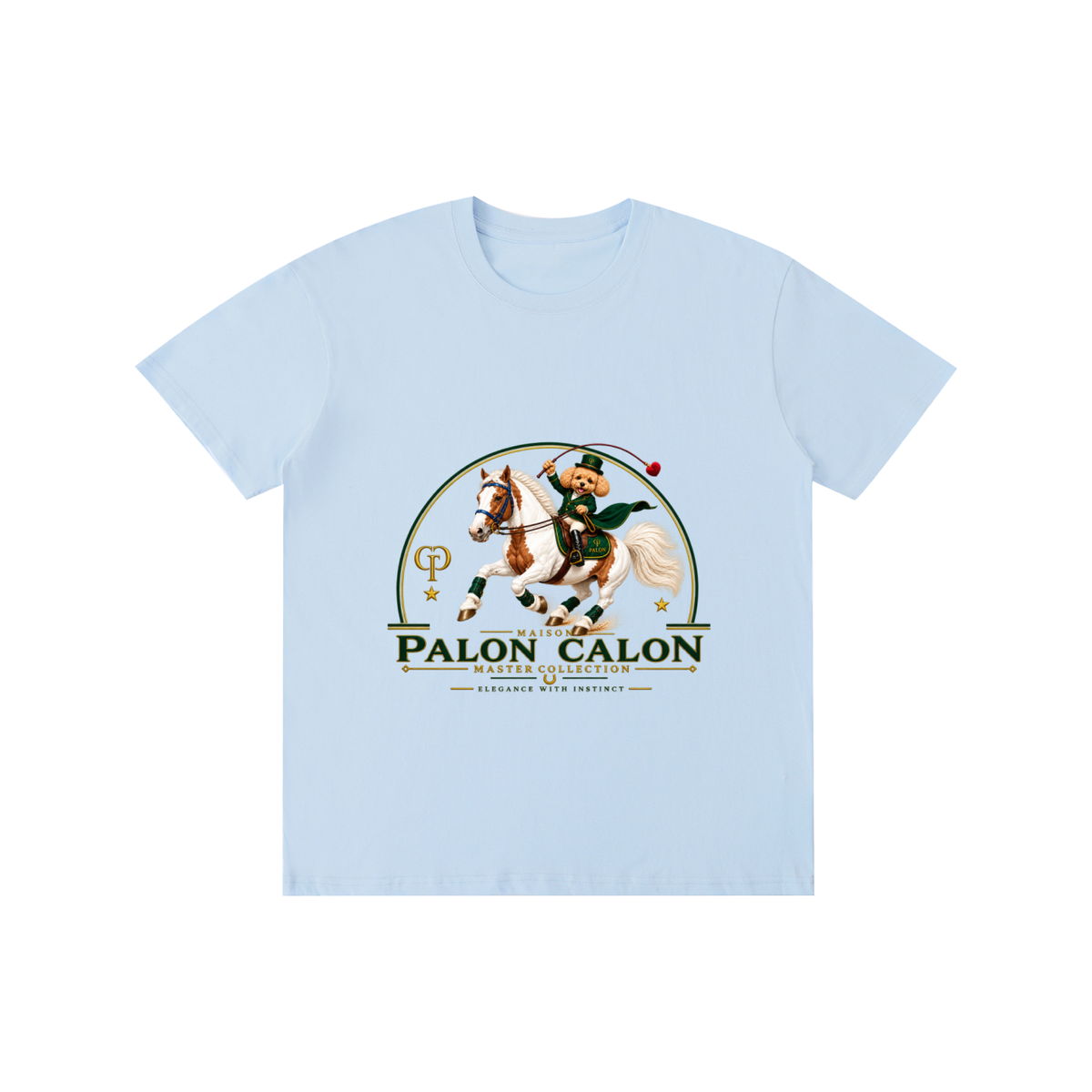 EQUESTRIAN CALON | ユニセックス ピュアコットン Tシャツ — Unisex Pure Cotton T-Shirt