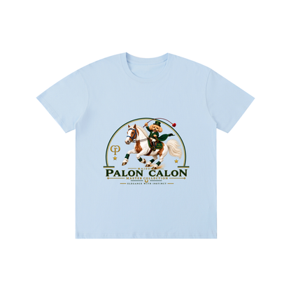 EQUESTRIAN CALON | ユニセックス ピュアコットン Tシャツ — Unisex Pure Cotton T-Shirt