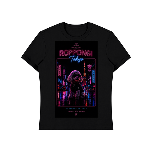 ユニセックス ヘビーウェイト スリムフィット Tシャツ — Roppongi Edition