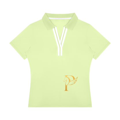 EQUESTRIAN CALON｜カラーブロック ポロシャツ（ウィメンズ）/ Women’s Color Block Polo Shirt