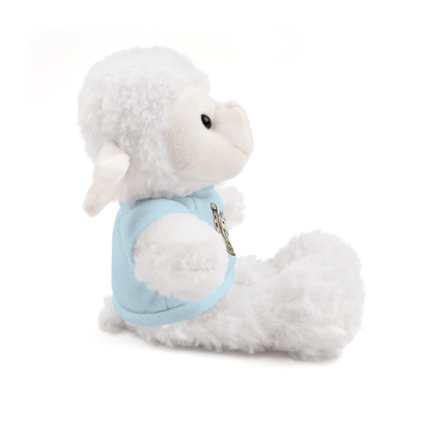 Brown Teddy Bear with Horseshoe Tee — Lucky Love Plush Gift